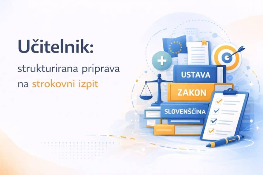 Učitelnik – strukturirana podpora za strokovni izpit