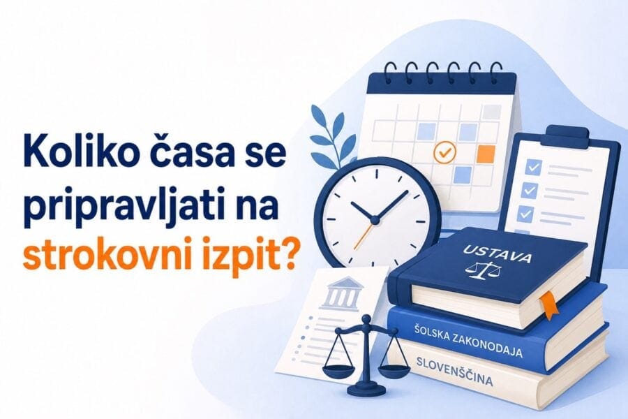 Koliko časa se pripravljati na strokovni izpit v vzgoji in izobraževanju
